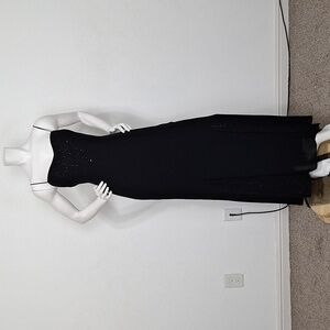 Vintage Studio I Embroidered Fairy Sequin Beaded Whimsigoth Maxi Witchy Dress 14